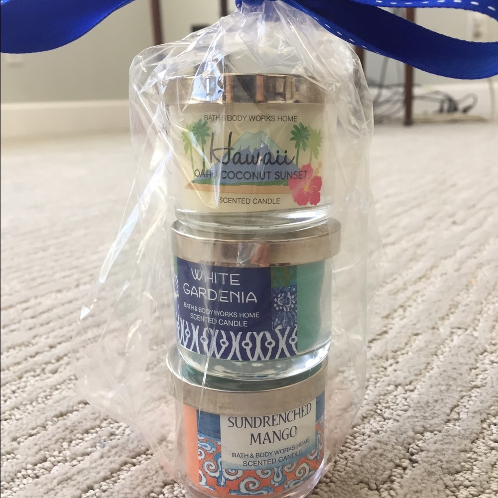 Bath and Body Works Mini Candle Set