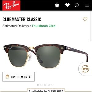 Ray Ban Clubmaster Classic Sunglasses