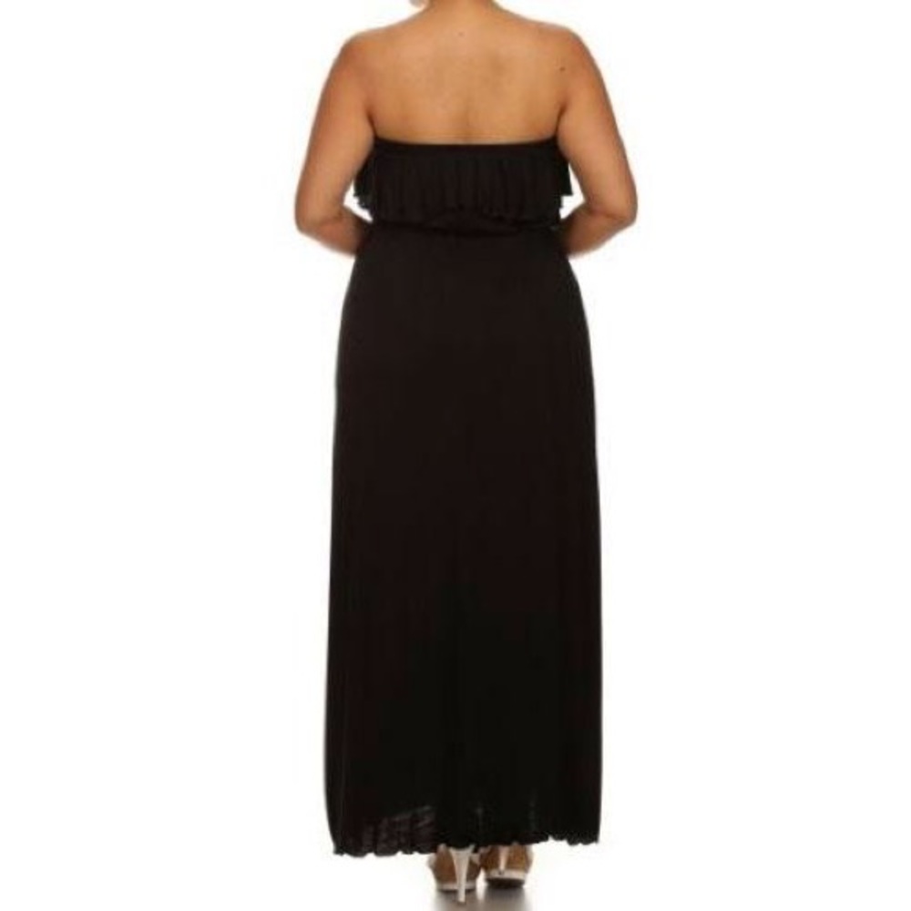 *SOLD* 3X SUMMER ESSENTIAL Strapless Maxi Dress - Picture 5 of 5