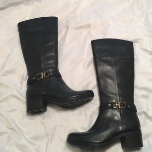NWT Black Leather boots