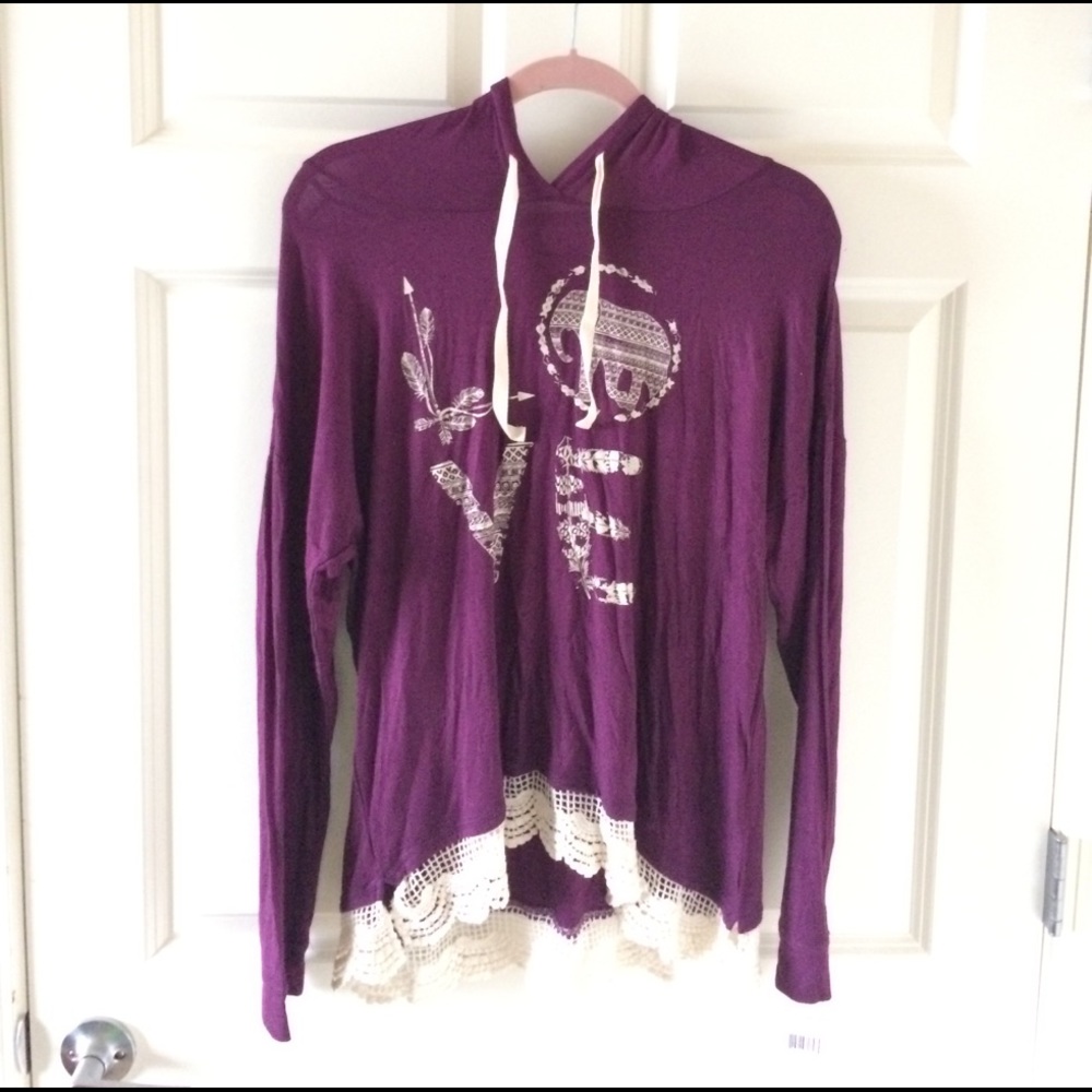 Women's Hooded Long Sleeve Shirt