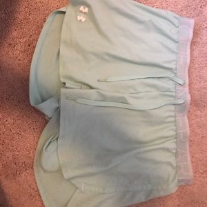 Under armor exercise shorts