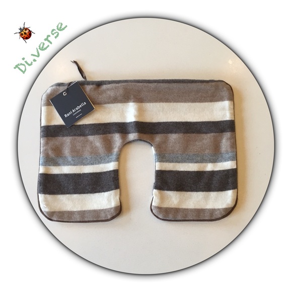 Rani Arabella Accessories Cashmere Neck Roll Pillow Cover Nwt