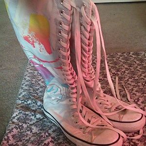 Knee high converse all star