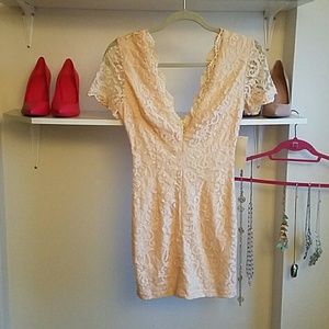Cream Dress