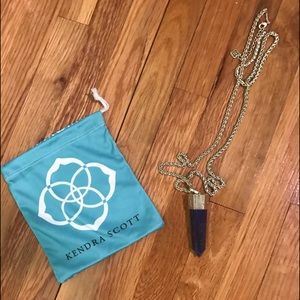 Kendra Scott Jayce along Necklace in Lapis