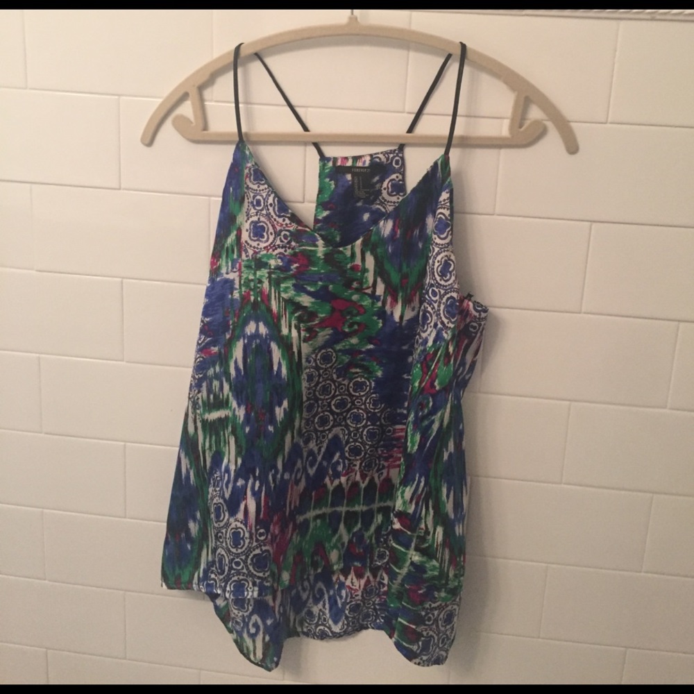 Silky patterned tank