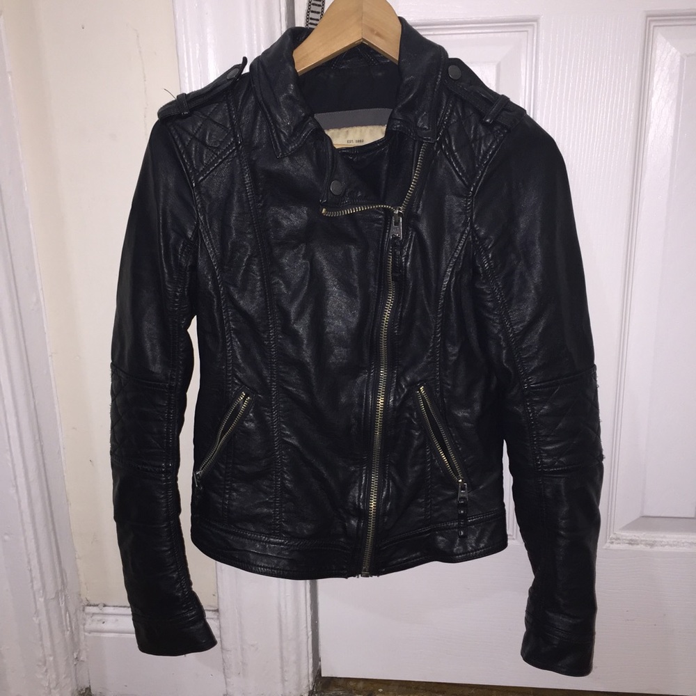 Abercrombie & Fitch Leather Jacket