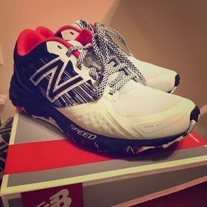 New Balance trail running athletic shoe wide width