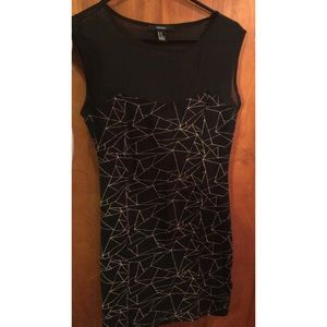 Black dress (sheer on shoulders)