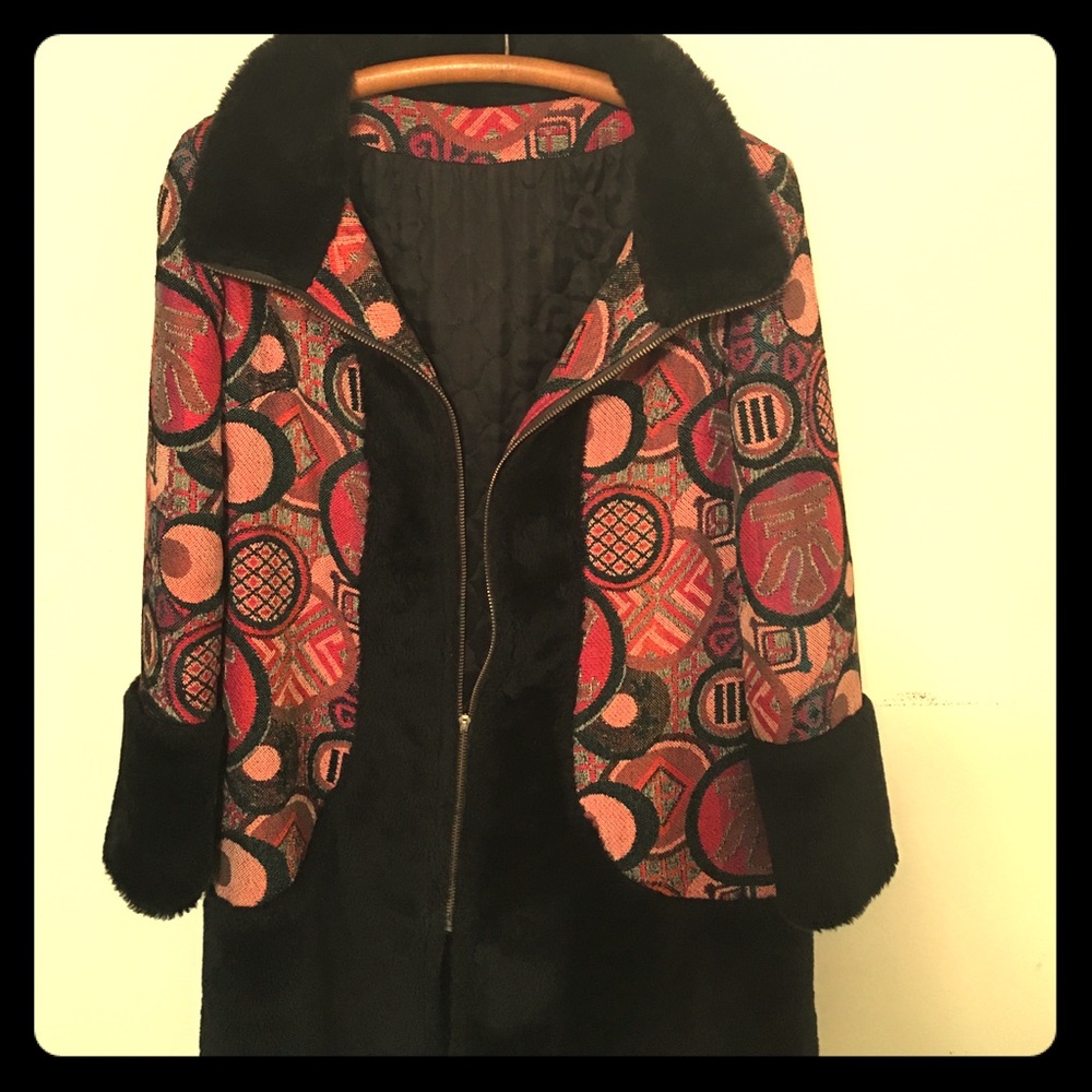 Vintage Betty Rose tapestry coat
