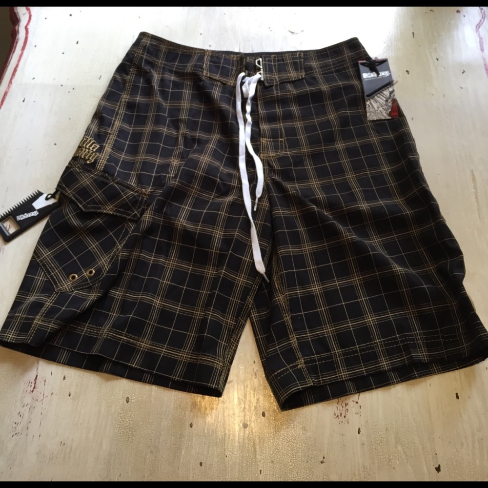 Billabong Plaid Board Shorts