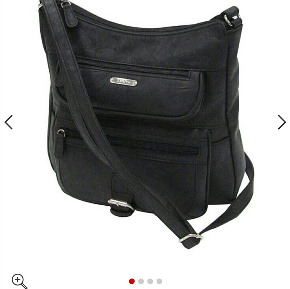Black crossbody purse