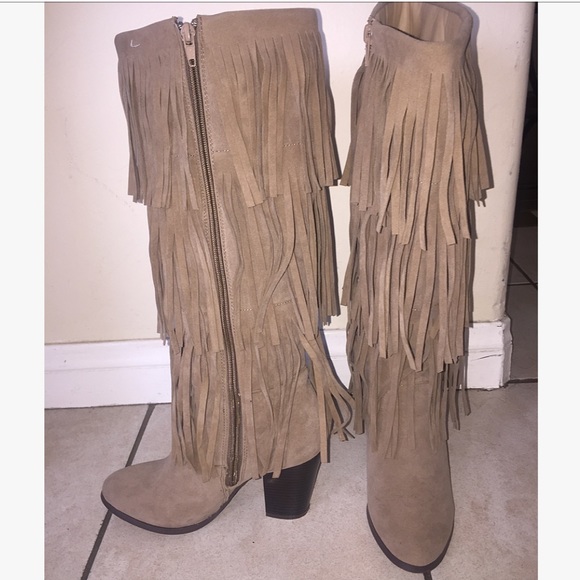 Shoes - Fringe Boots