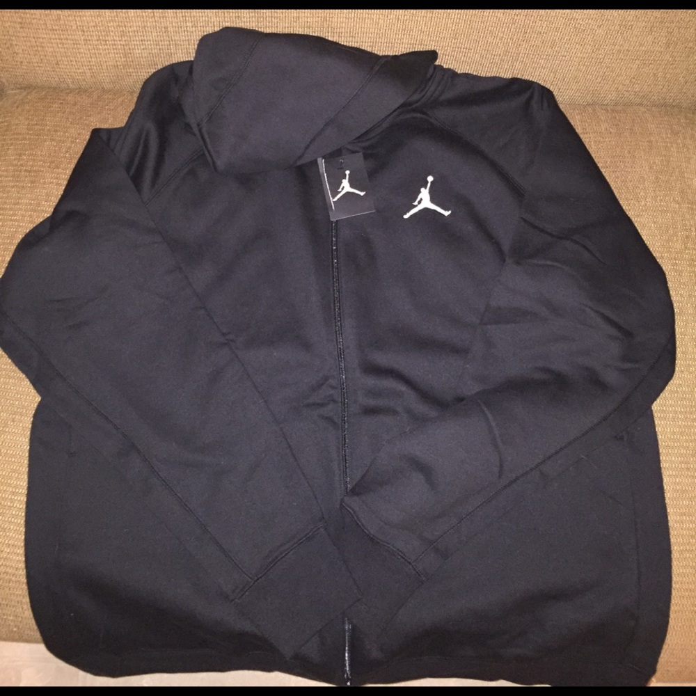 MENS NIKE JORDAN BLACK HOODIE