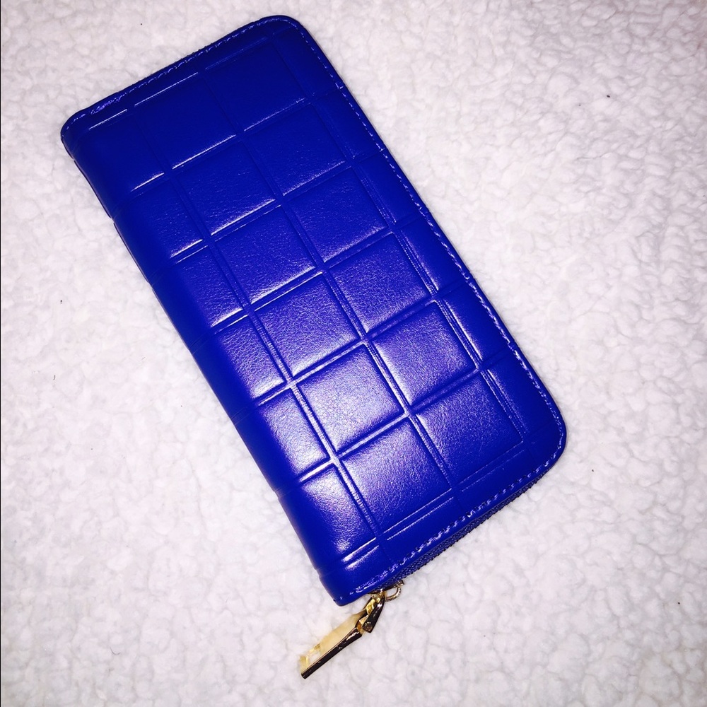 Blue wallet