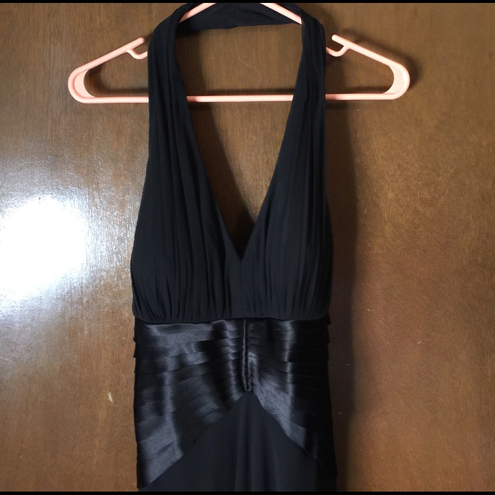 Black Halter top dress