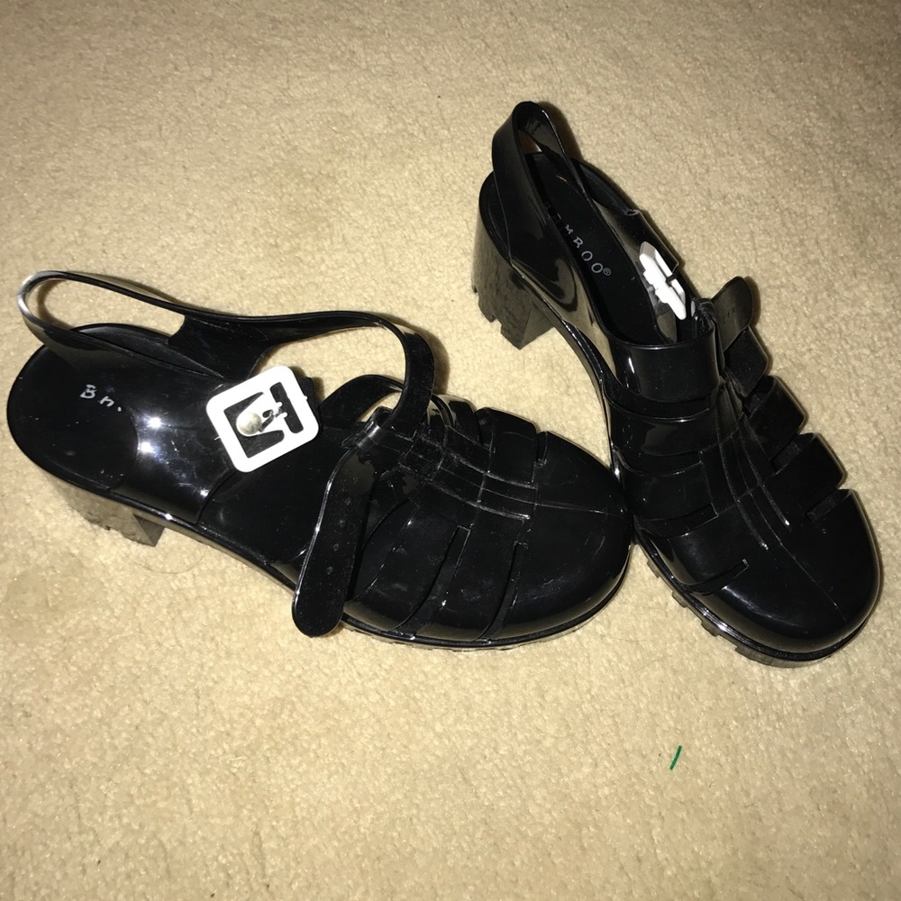 Black Jelly Shoes