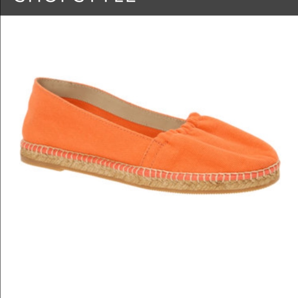 Aldo Kaiama Orange Espadrille Flat, sz 41, preworn