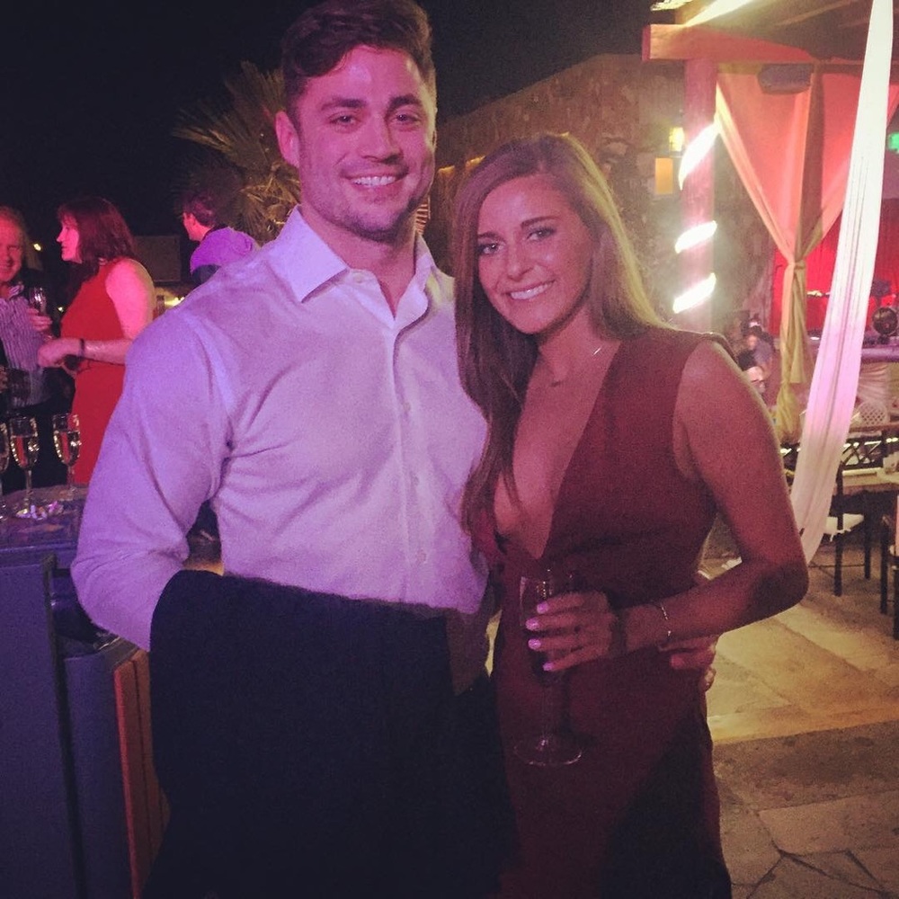 Burgundy cocktail dress
