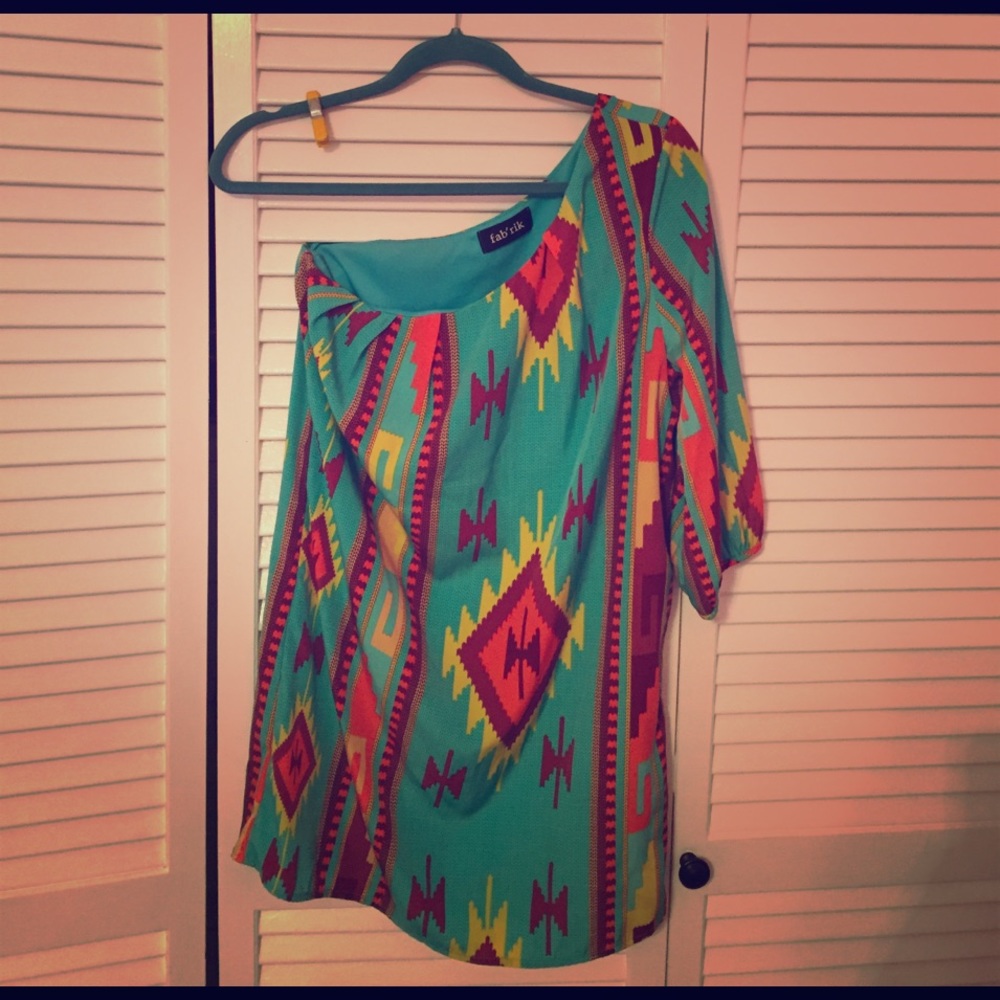 One shoulder dress from Fab'rik
