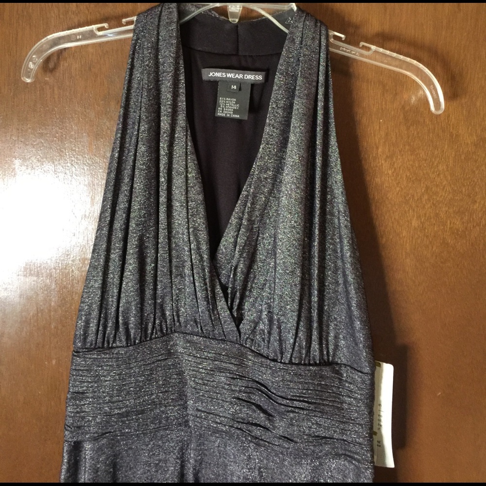 NWT Silver Halter top dress
