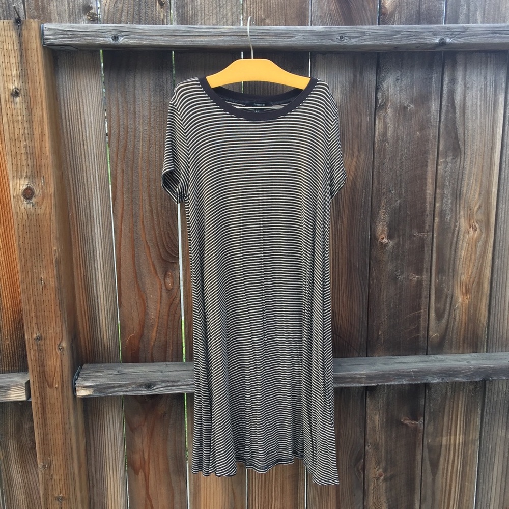 Striped Tee Shirt Dress