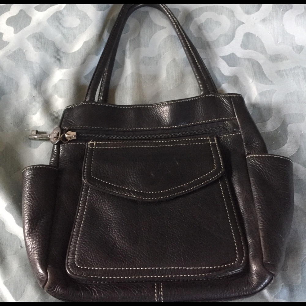Fossil leather purse