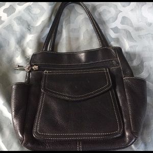 Fossil leather purse