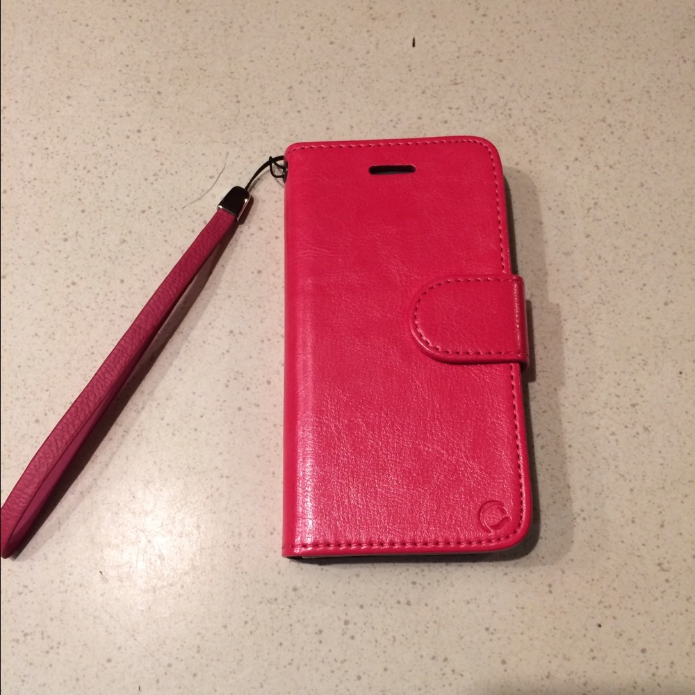 CELLAIRIS HOT PINK IPHONE 6/6S WALLET CASE