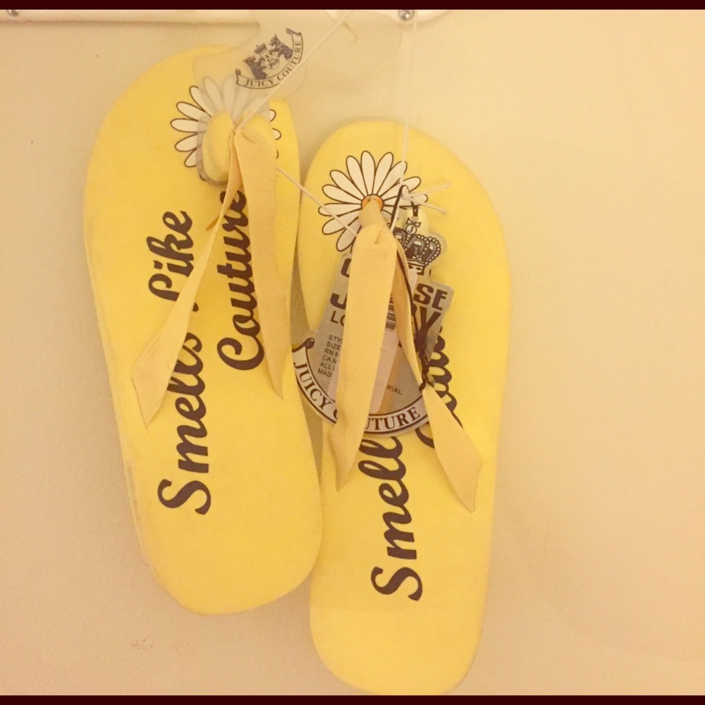 Juicy Couture flip flops