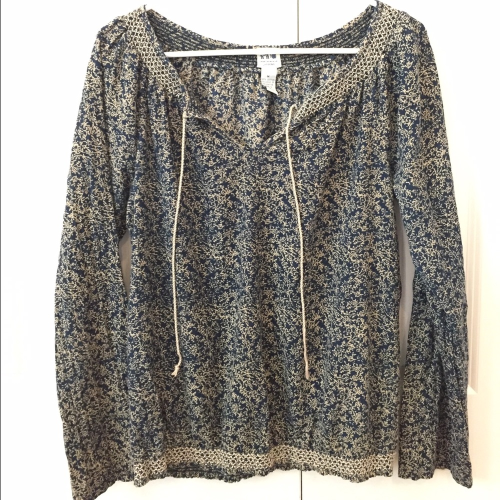Lucky Brand Floral Blouse
