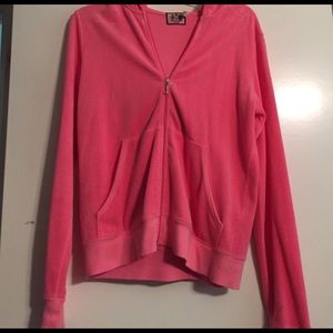 Juicy Couture velour zip up