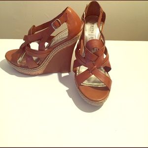 White House Black Market Wedge Shoes