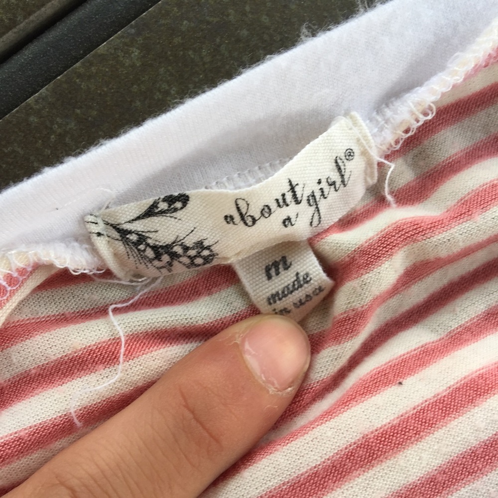 Striped Ringer Tee - Picture 3 of 3