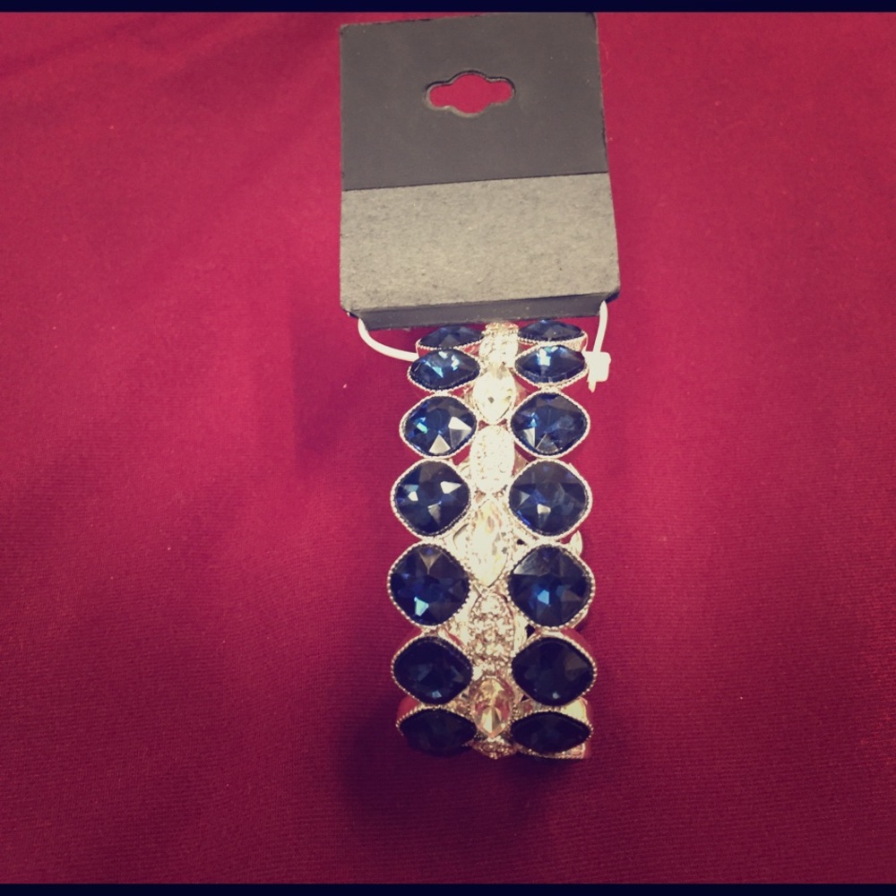 Silver and blue bracelet!