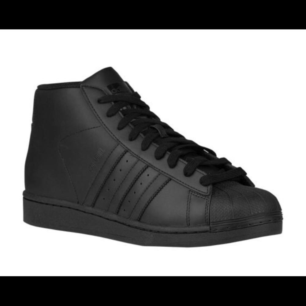 Black Adida High tops