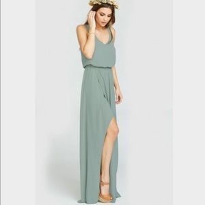 Showmeyourmumu Silver Sage Crisp Kendall Maxi