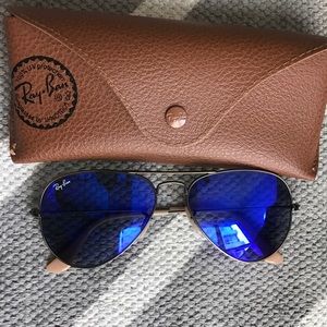 Accessories - Blue/purple aviator raybans Accessories - Blue/purple aviator raybans