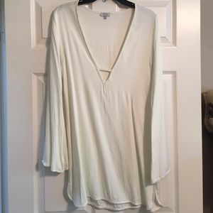 Tobi creme colored shift dress