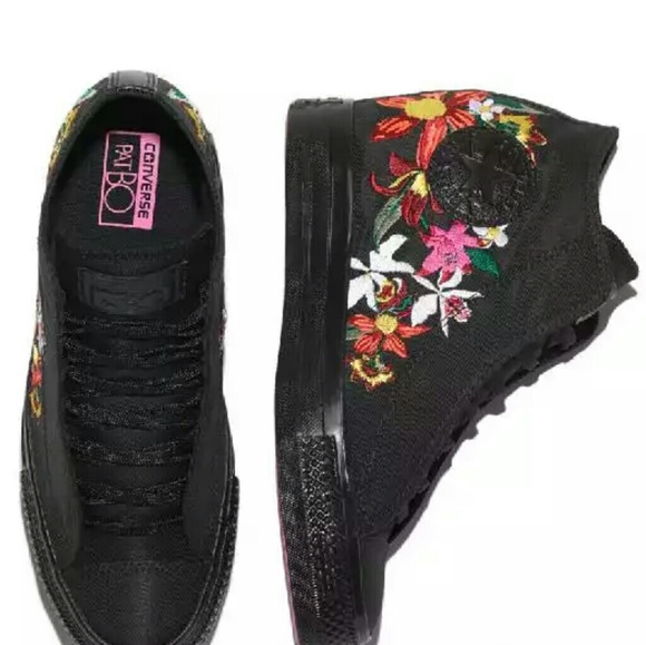 Converse PatBo Chuck Taylor Floral Sneaker Wedge - Picture 2 of 8