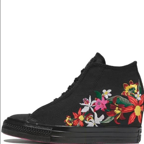 Converse PatBo Chuck Taylor Floral Sneaker Wedge - Picture 3 of 8