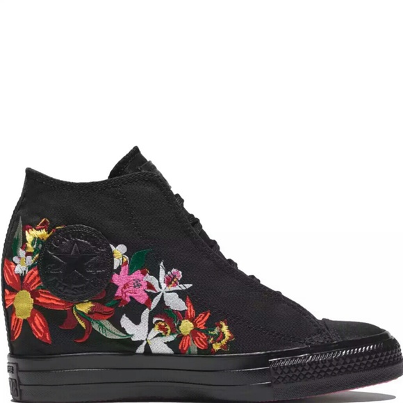 Converse PatBo Chuck Taylor Floral Sneaker Wedge - Picture 4 of 8