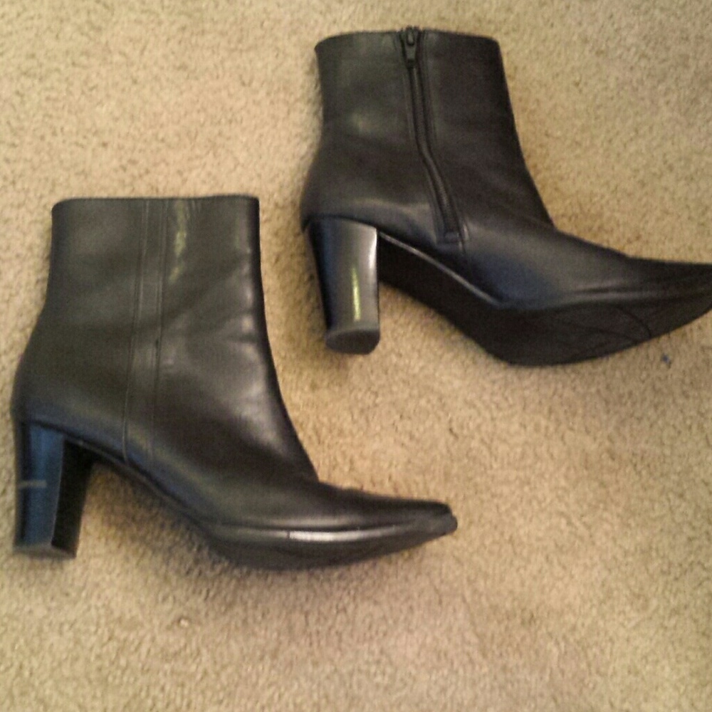 Covington black mid calf boots