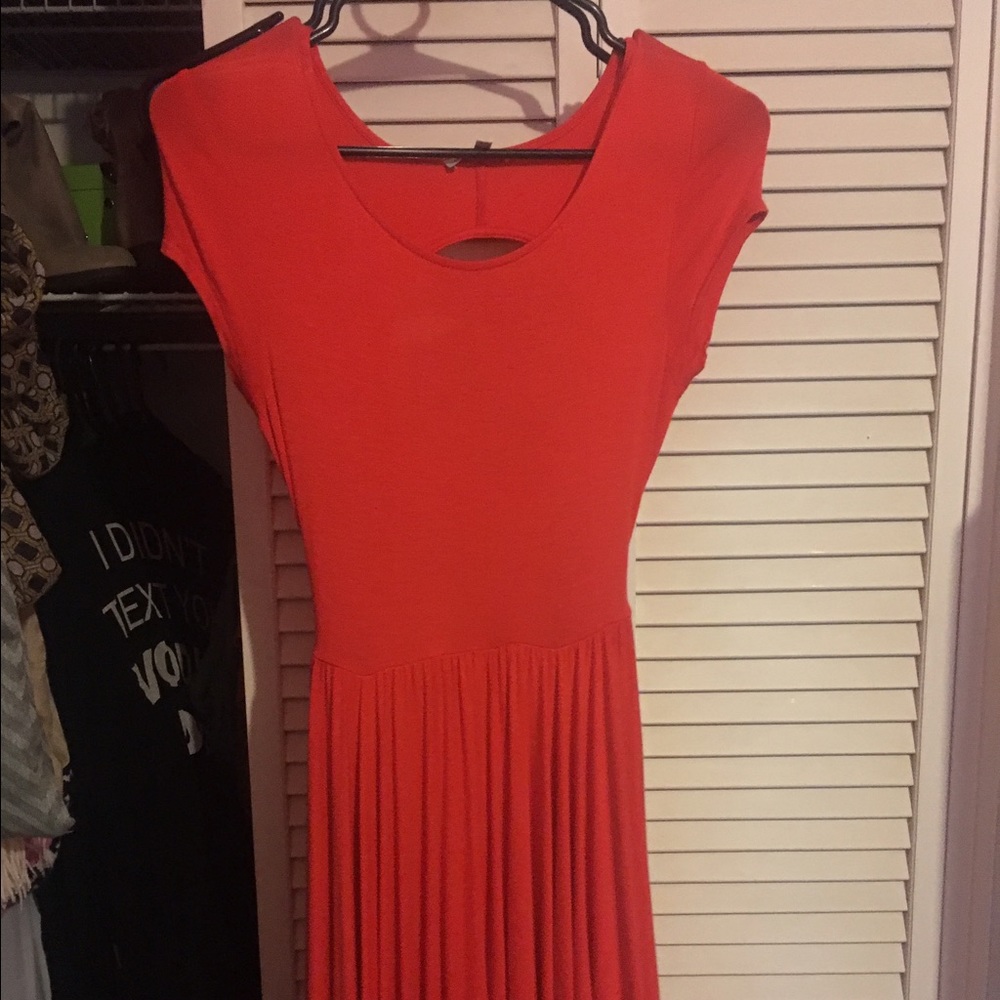 Orange Cut out dress!
