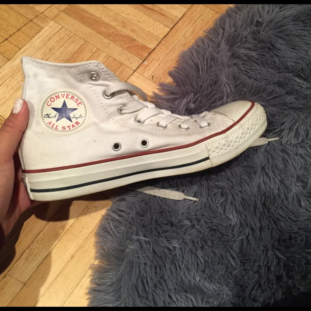 High top White Converse