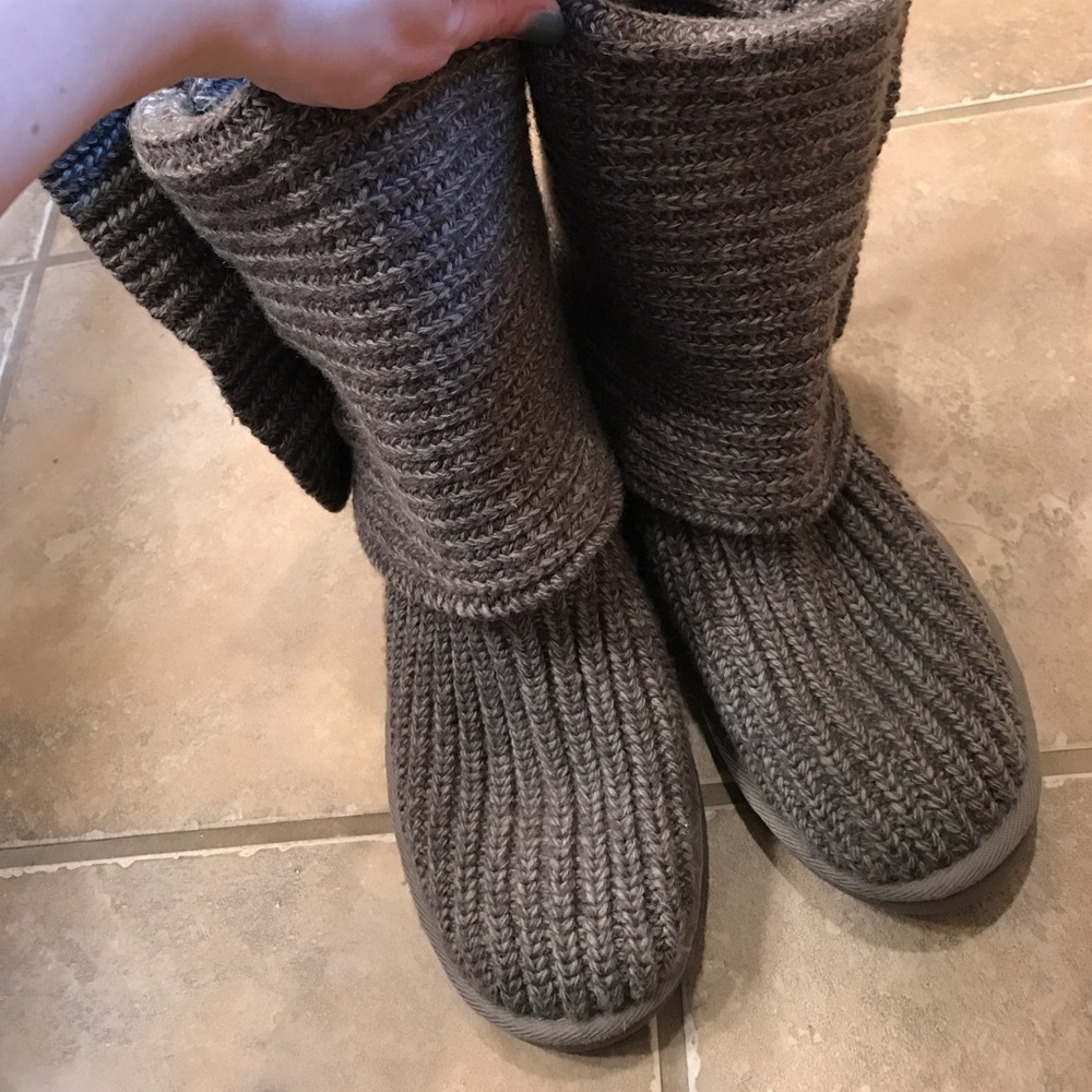 Authentic Ugg knit sweater boot