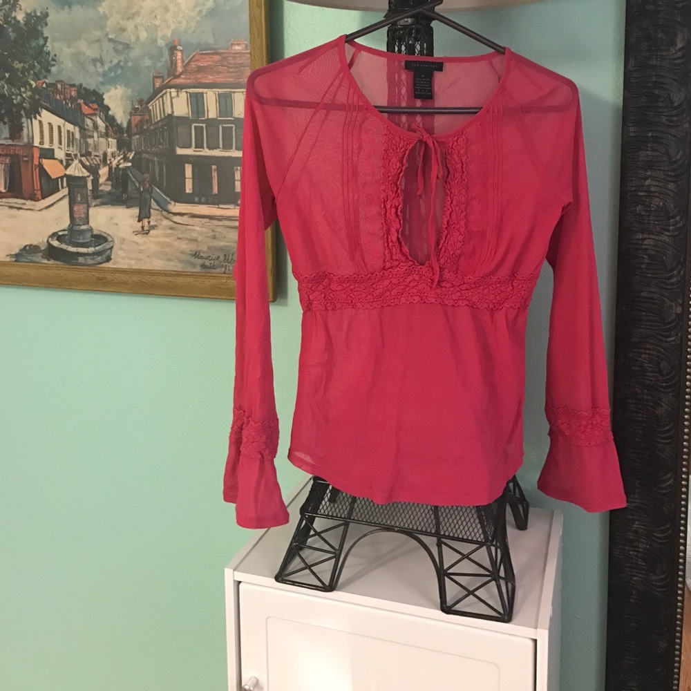 Sheet pink The Limited top