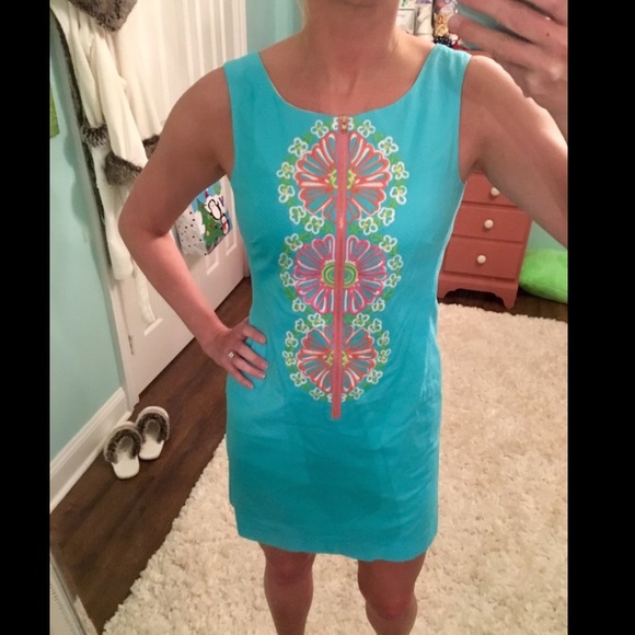 Lilly Pulitzer Dresses & Skirts - Lilly Pulitzer Zip Front Shift Dress