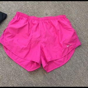 Pink Dri-Fit Nike Running Shorts